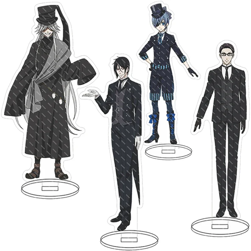 Фигурка аниме Grell Sutcliff Under Taker, акриловая подставка для косплея, модель, держатель для тарелки, топпер для торта, игрушка на день рождения, подарок для фанатов