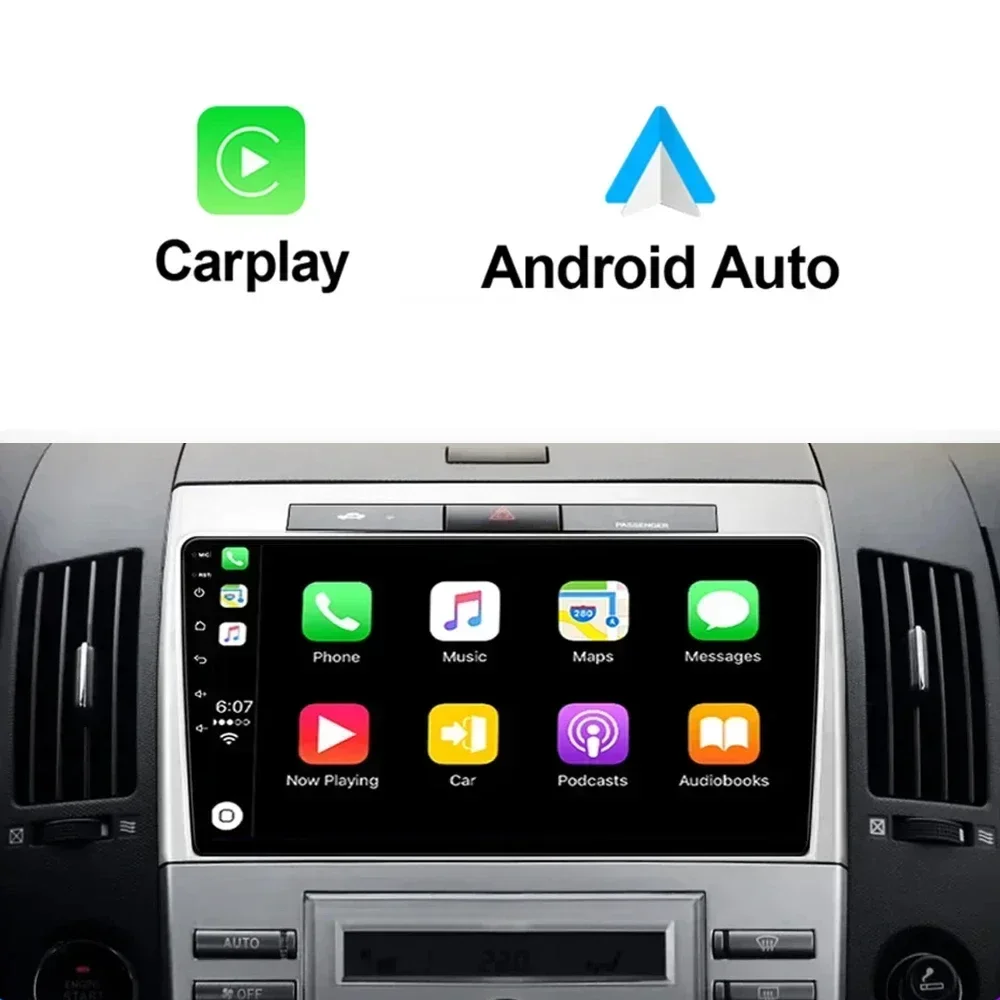 Фото Для Toyota Corolla Verso AR10 2004-2009 Android 14 Автомобильный радиоприемник Мультимедийный стереоплеер Автоматическая навигация GPS 2Din DVD головное устройство №3