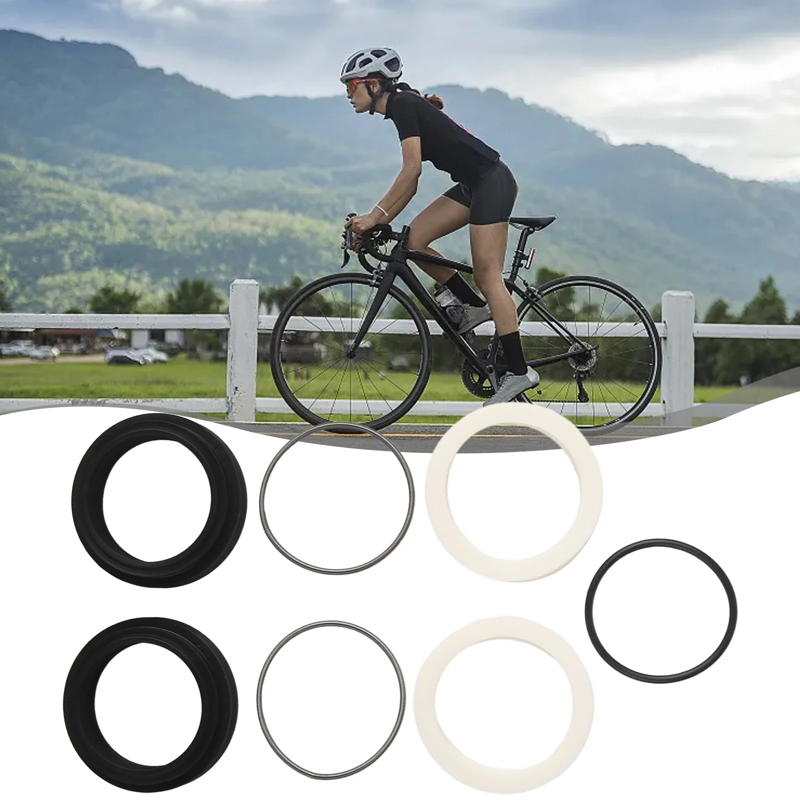Высококачественное уплотнение вилки для MANITOUSR SUNTOUR Rubber + алюминиевый сплав + быстрое кольцо, набор инструментов с губками (art.: 3920c7a1256f5) - 3920c7a1256f5