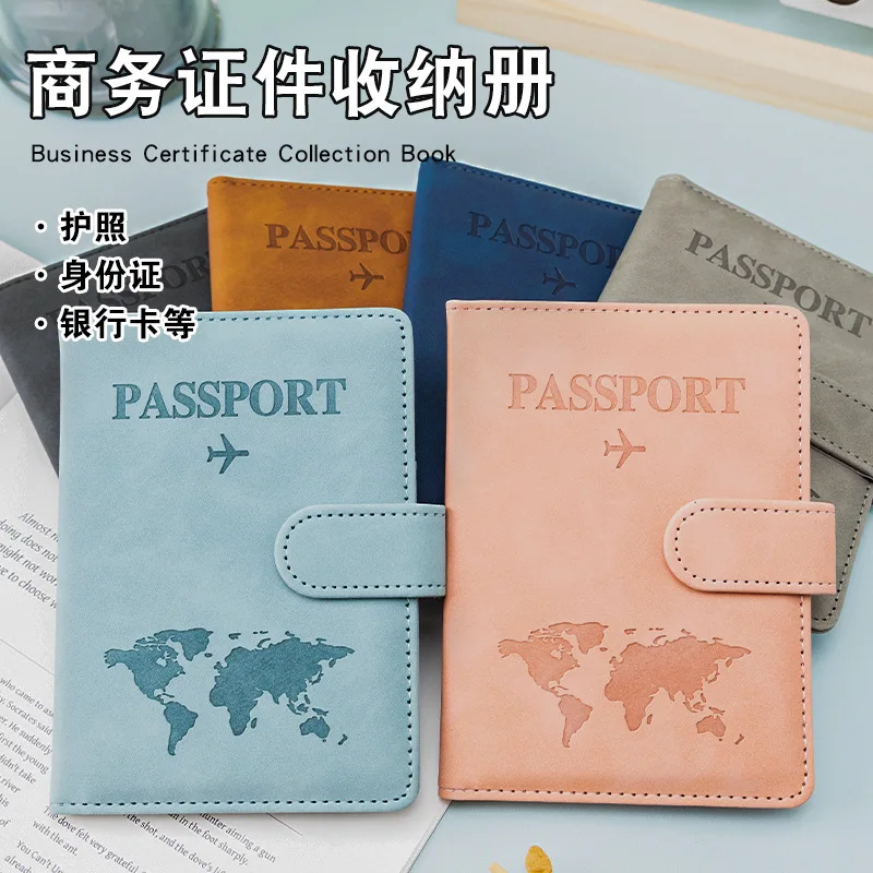 Модная карта, обложка для паспорта, защита от блокировки RFID, дорожный кошелек, держатель для кредитных карт, чехол для паспортов