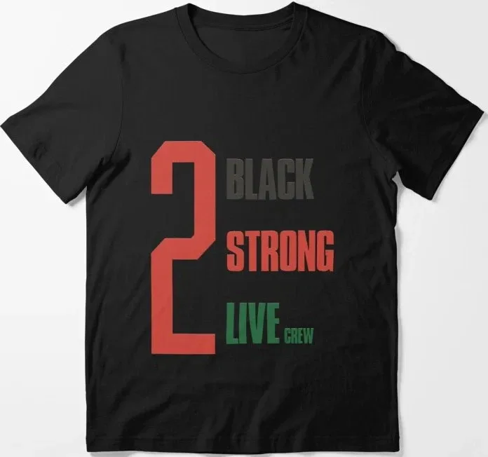 2 черных сильных футболки Luke Campbell 2 Live Crew Fresh Kid Ice Mr Mixx Marquis.