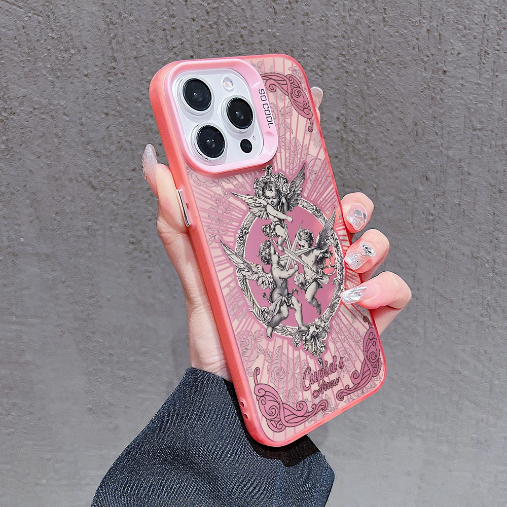 Фото Чехол для телефона Middle Ages Retro Cupid Angel для Xiaomi Mi 14T 14 13 12 12T 11 Lite Poco X6 F6 F5 X5 F4 F3 X3 GT Pro 4G 5G Cover №4