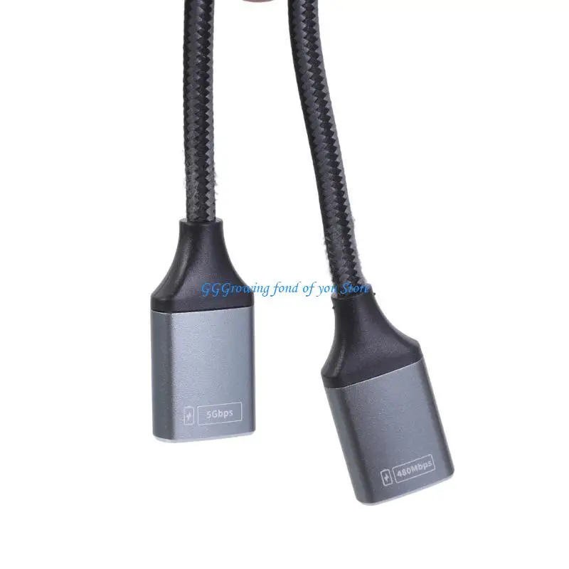 Фото H9EB USB Extension Power Data Cable 1 USB3.0 и 2 порт USB2.0 для использования в домашнем офисе №5