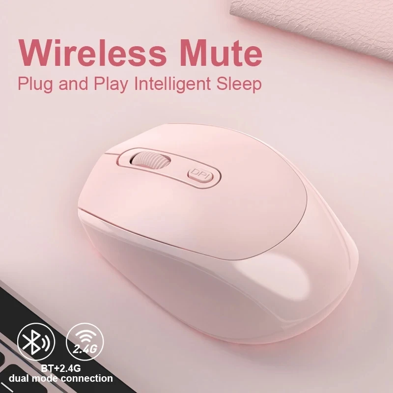 Перезаряжаемая Бесшумная Bluetooth-мышь для Apple Macbook air, для Lenovo ThinkPad, для Huawei Matebook, мышь для ноутбука, компьютера (art.: 3920c85d0ca48) - 3920c85d0ca48