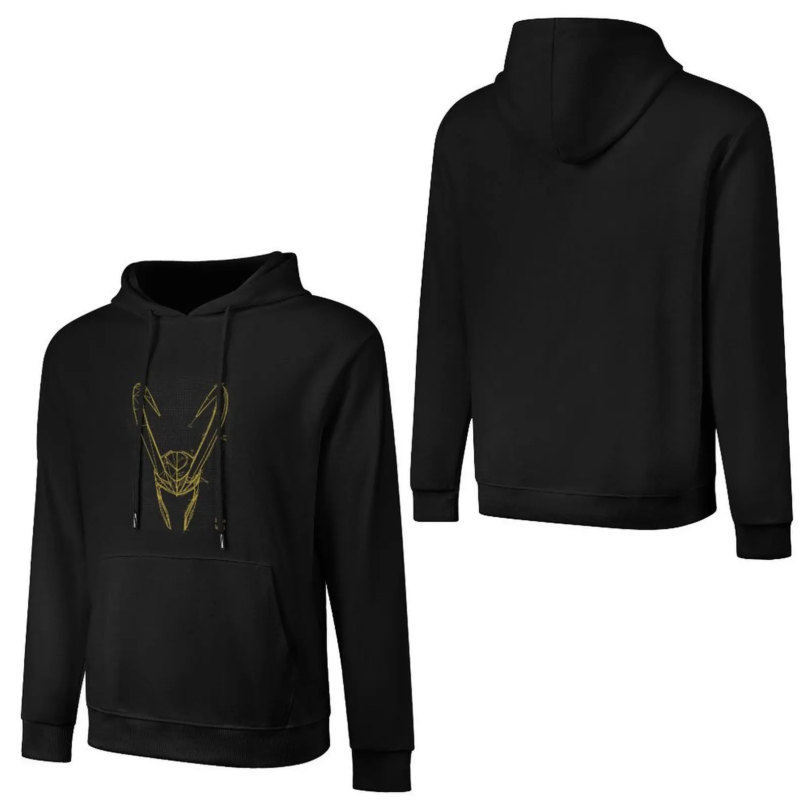 Фото Пуловер с капюшоном Mischief Concept, мужская одежда, мужская одежда, уличная мужская корейская одежда, толстовка большого размера №2