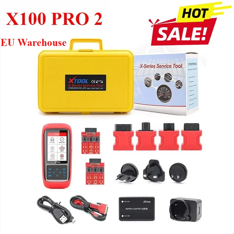 Быстрая доставка XTOOL X100 Pro2 OBD2 Автоматический программатор ключей X100 PRO 2 ECU Сброс автомобильного диагностического инструмента Бесплатное обновление в Европе на складе