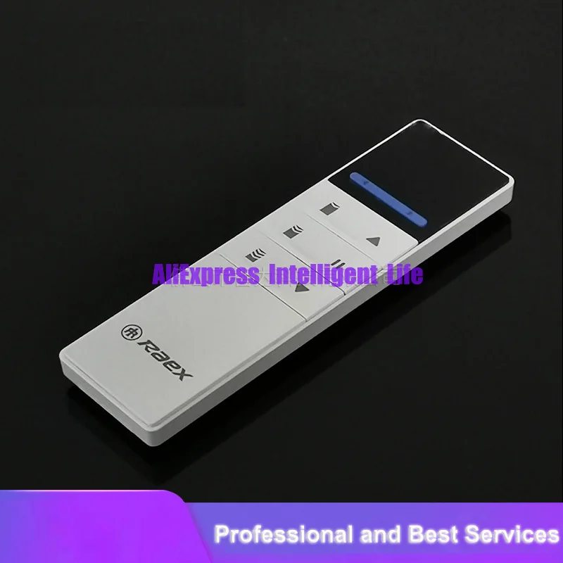 Фото Raex YR5102 Bluetooth беспроводной двухканальный пульт дистанционного управления для ручного передатчика шторного двигателя с ЖК-экраном №3