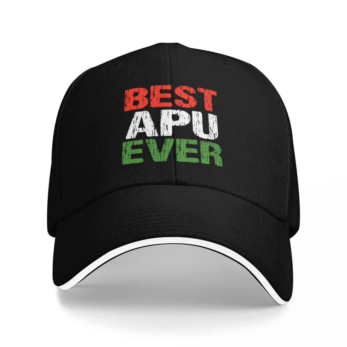 Hungarian Dad Best Apu Ever Father Apa Hungary Flag Distressed Baseball Cap tactical cap Rugby Men Golf Wear Women's