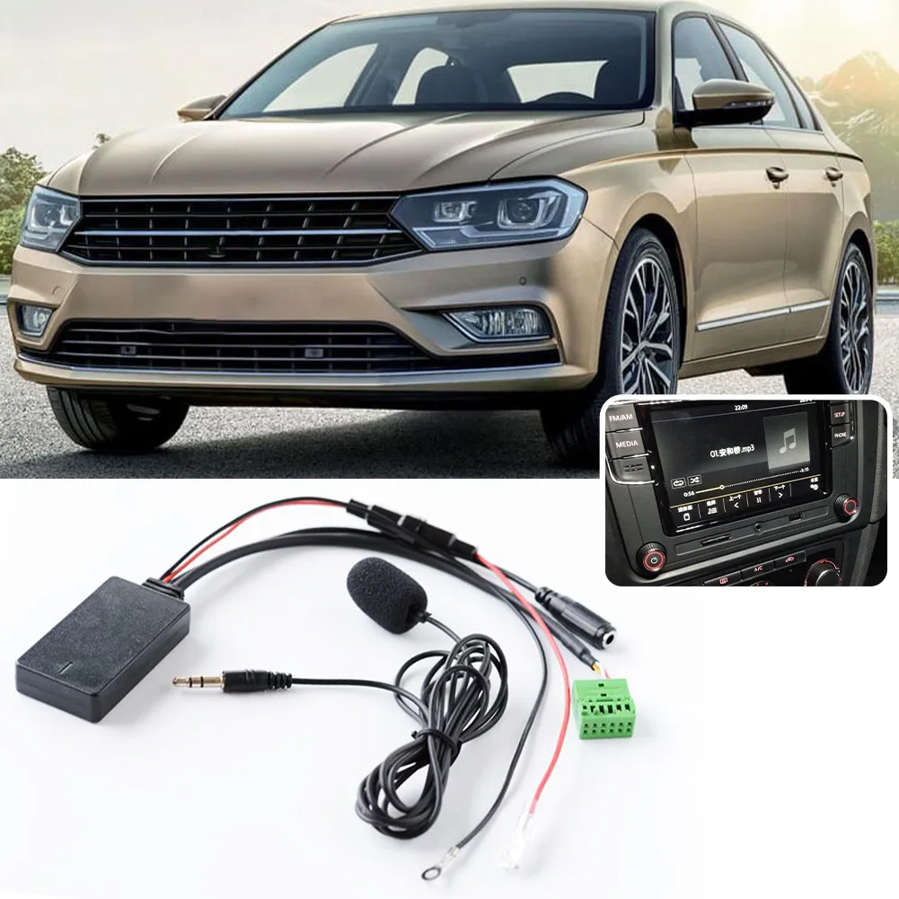 12-контактный автомобильный музыкальный аудиокабель AUX для A3 для A1 для Q3 для MIB платформы AUX в кабель адаптер совместимый с Bluetooth