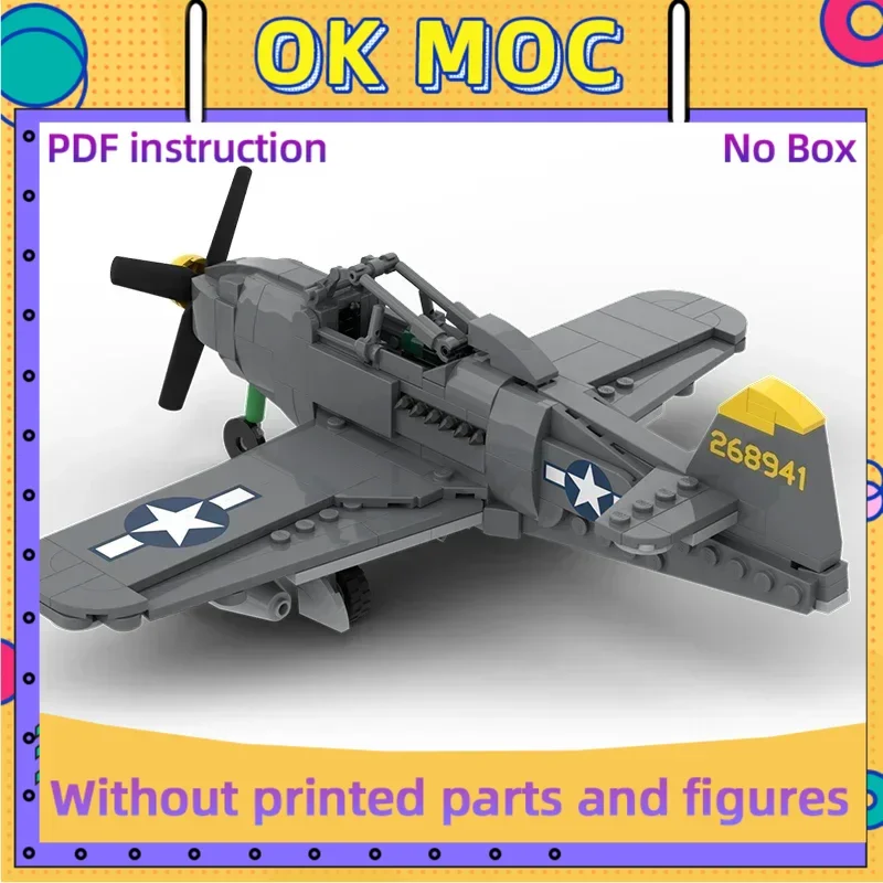 Технические Moc Bricks, военная модель P-63, King Cobra Bomber, модульные строительные блоки, подарки, игрушки для детей, наборы «сделай сам», сборка