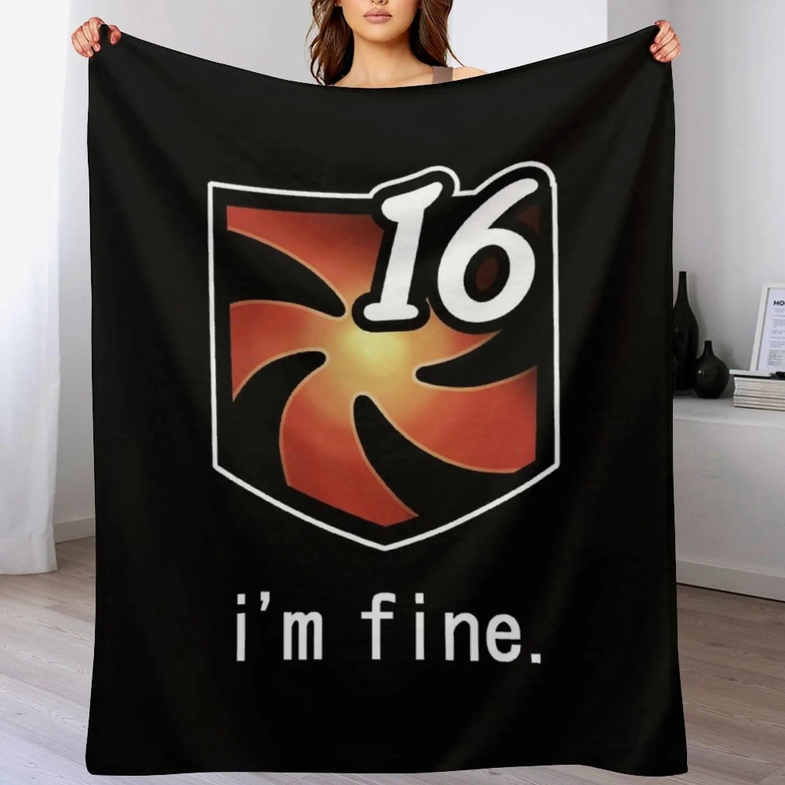 Классическая футболка I'm Fine Vuln Stacks [FFXIV], декоративное одеяло для путешествий, теплые свободные одеяла