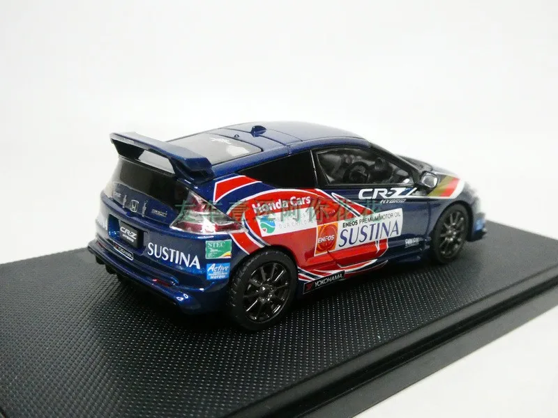 Фото EBBRO 1:43 CR-Z LEGEND CUP 2011, литая модель гоночного автомобиля, детские игрушки, подарок №3