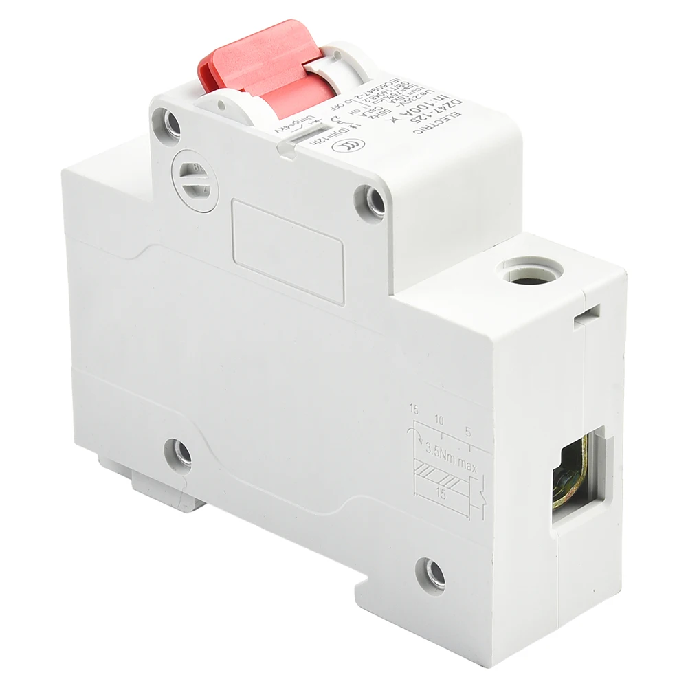 1P AC MCB 600V 125A 100A 80A Автоматический выключатель для фотоэлектрической системы Главный выключатель воздушного переключателя ПК Огнестойкие автоматические выключатели (art.: 3920d177e0592) - 3920d177e0592