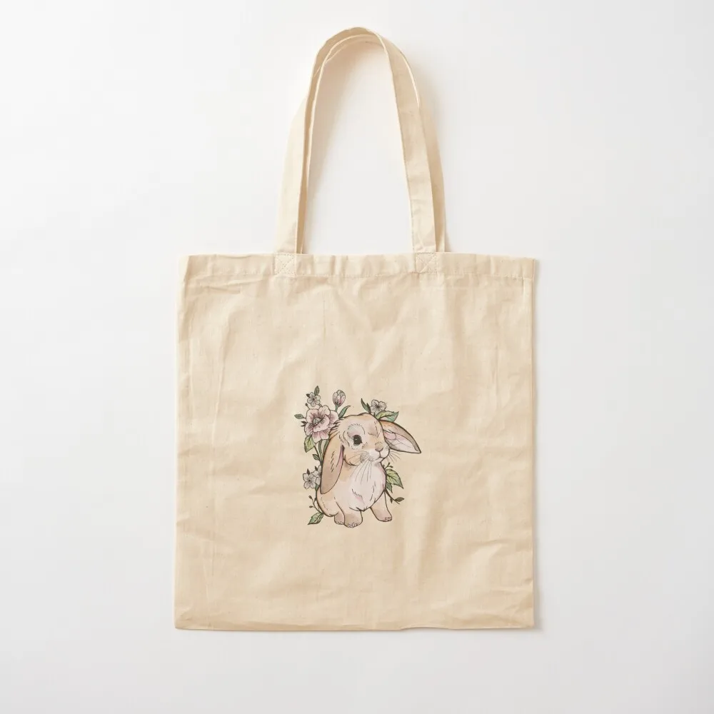 Holland lop Bunny Tote Bag тканевая сумка на заказ сумки-тоут тканевые сумки