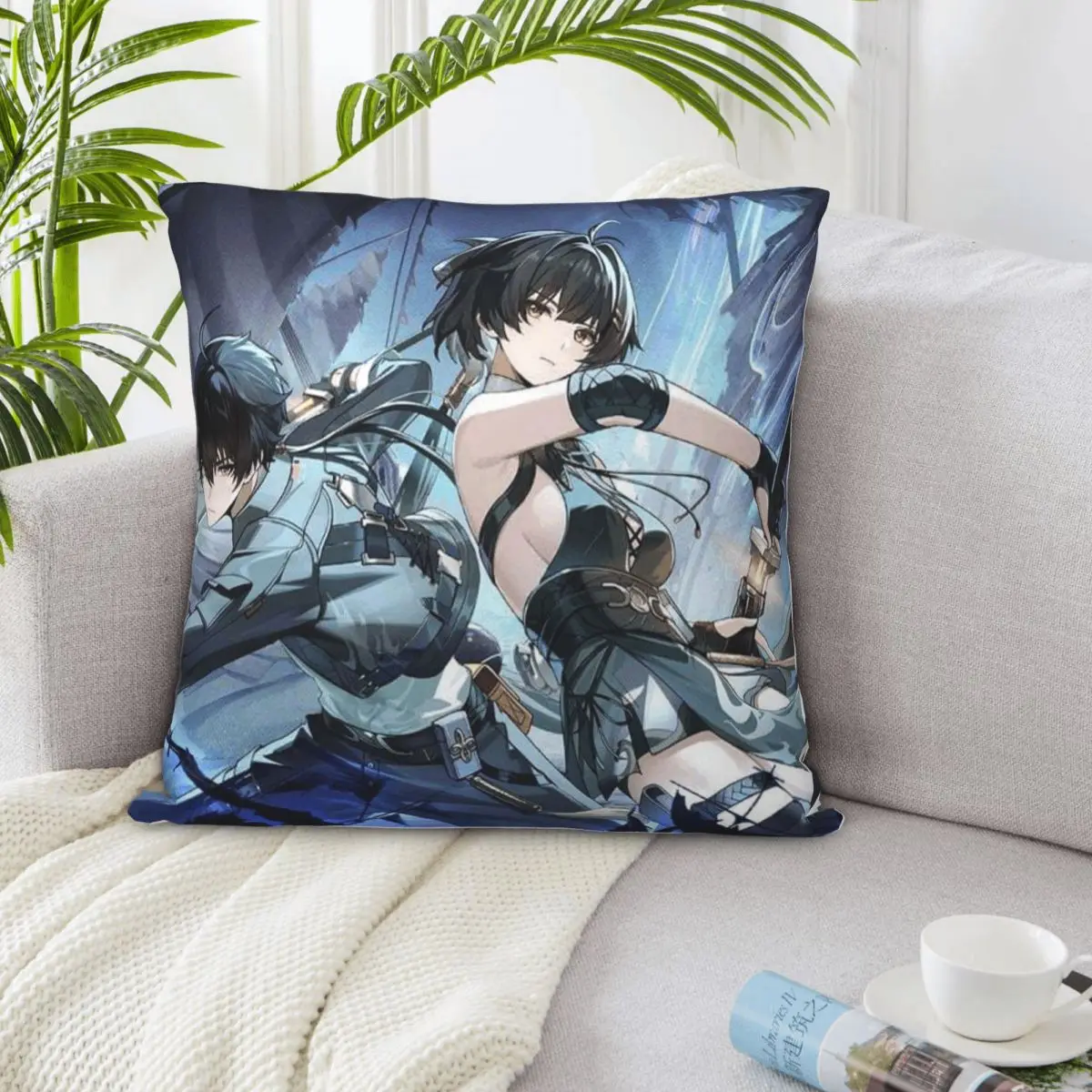Wuthering Waves Game 002499, наволочки, чехол для диванной подушки, наволочка Dakimakura, наволочка