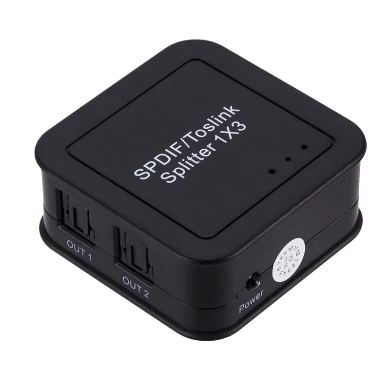 1 в 3 выход Цифровой оптический Spdif/toslink адаптер приема сигнала устройство оптического сигнала входной сплиттер Поддержка Lpcm 2,0 Dts Ac3