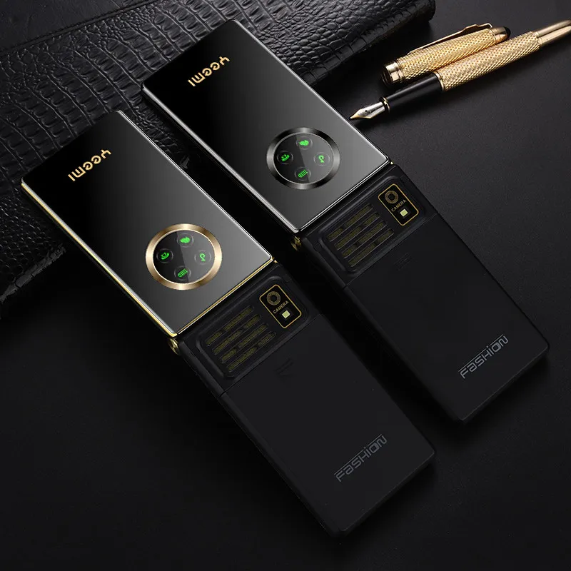 Фото Yeemi M3-1 Функция телефона Большой кнопочный 2G-раскладной телефон 2,8 дюйма Dual SIM 1800 мАч FM-радио мобильный телефон для старика Русская клавиатура SOS №3