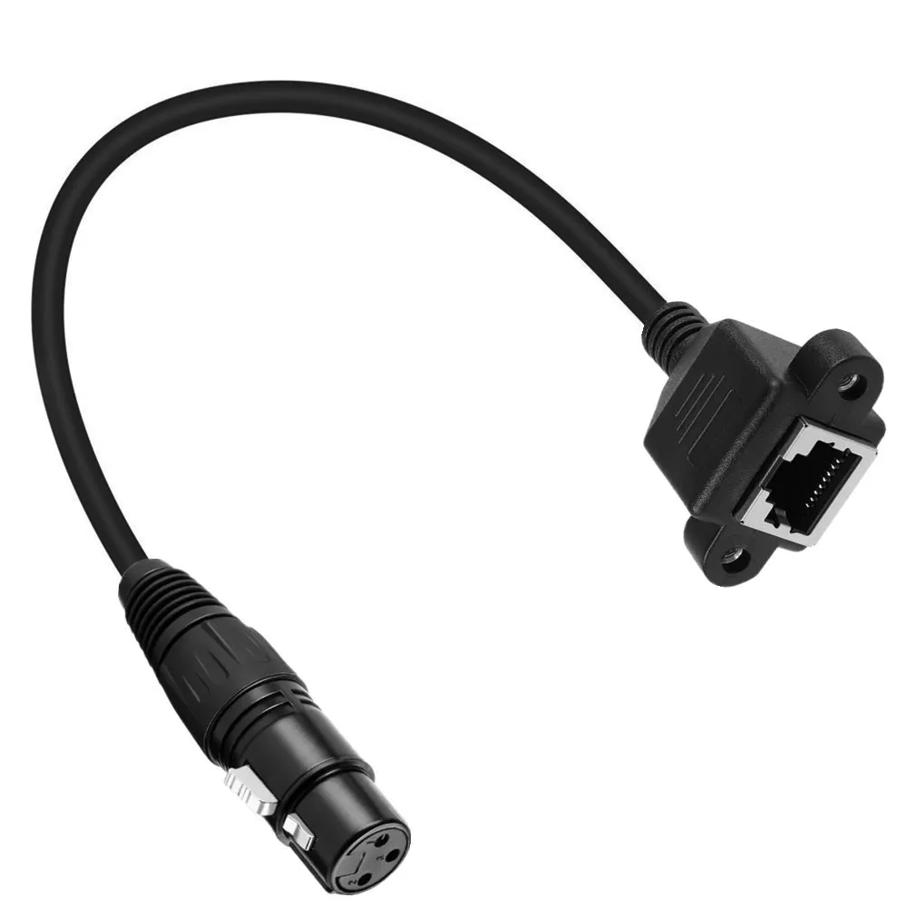 Canon XLR3 Core Male Female to RJ45 Female с наушным аудиокабелем, подходящим для серии контроллеров DMX-CON (art.: 3920cf9e2e312) - 3920cf9e2e312