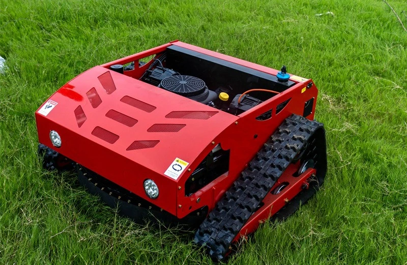 Фото Для газонокосилки HT800 16 л.с., гусеничная косилка с дистанционным управлением 80 см №3