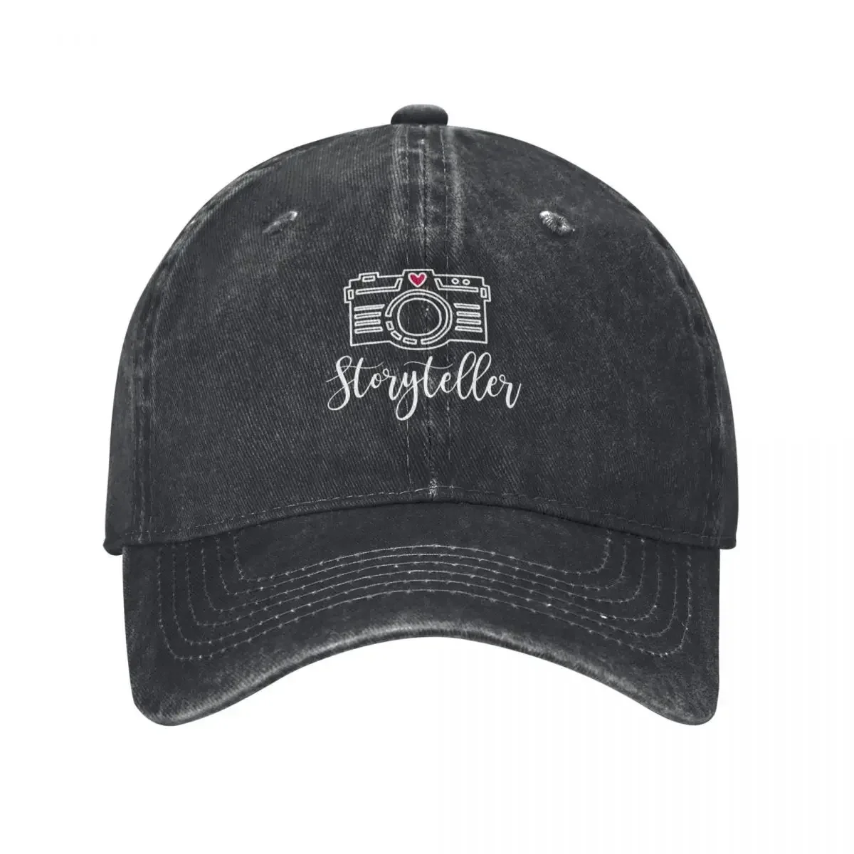 Бейсбольная кепка Storyteller Heart Camera, рождественская шапка, детская шапка, мужские кепки, женские кепки