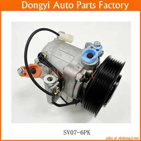 Компрессор переменного тока SV07-6PK SV07 6PK 447280-3150 447280-3080 447280-3060 3P999-00620