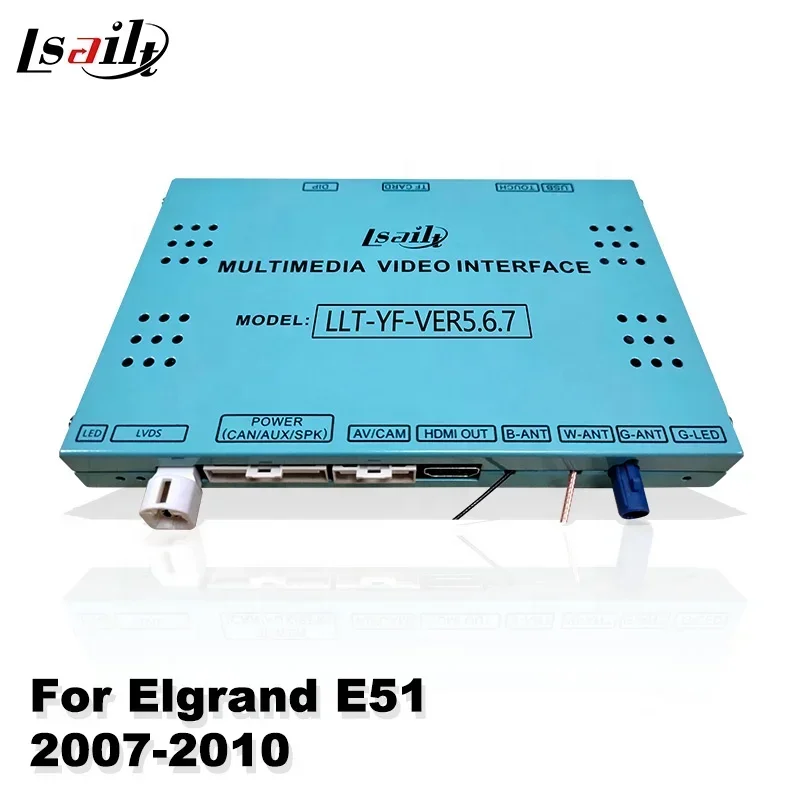 Мультимедийный видеоинтерфейс Lsailt Android для Nissan Elgrand E51 Series 3 2007-2010 гг.