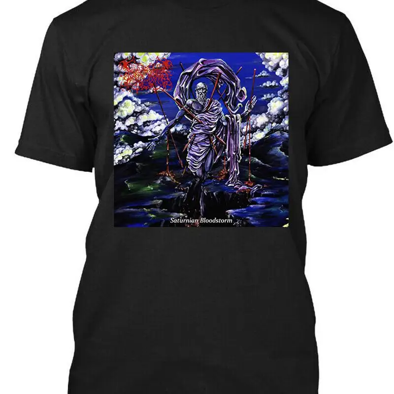 Новая футболка с логотипом Lamp Of Murmuur Saturnian Bloodstorm, американская черная музыка, S 4XL