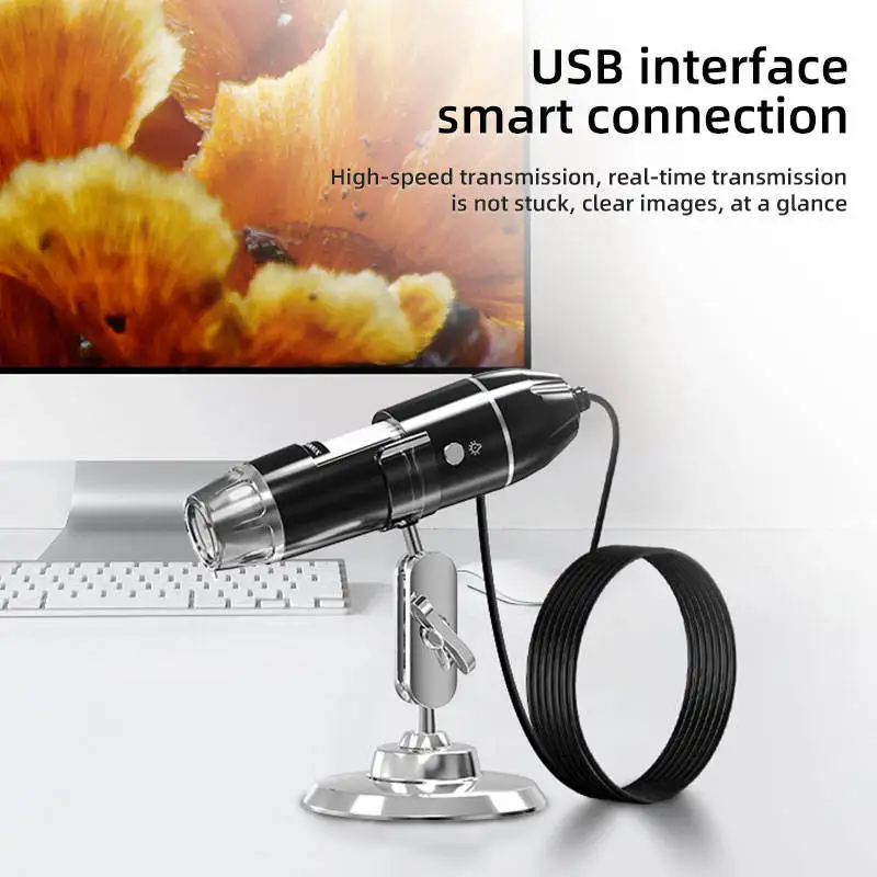 Портативный электронный Микроскоп USB для ремонта телефонов, микроскоп Е3 в 1, цифровая микроскоп, камера 1600X светодиодный лупа, Type-C