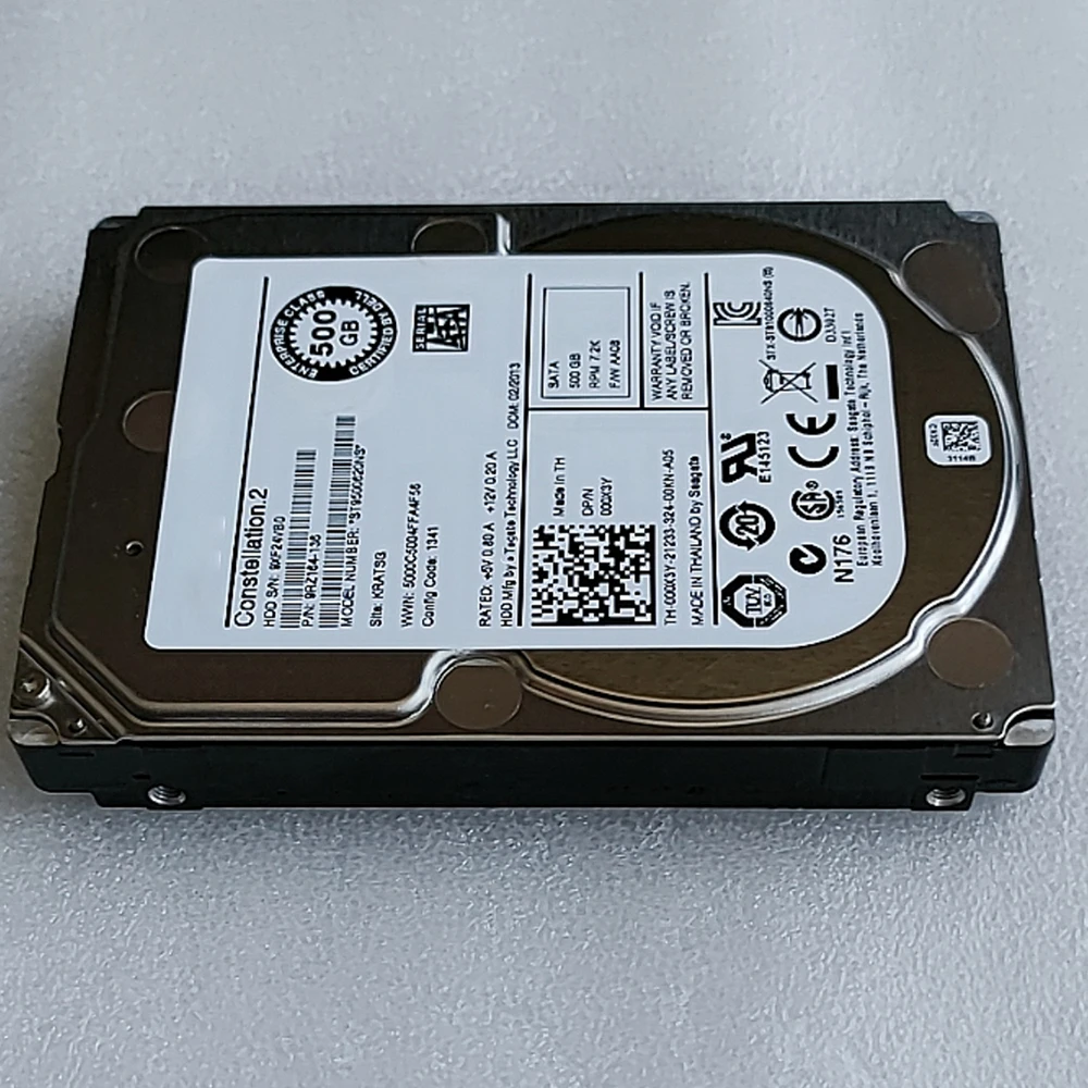 Фото HDD для R610 R710 R715 R810 серверный жесткий диск 500G SATA 2,5 