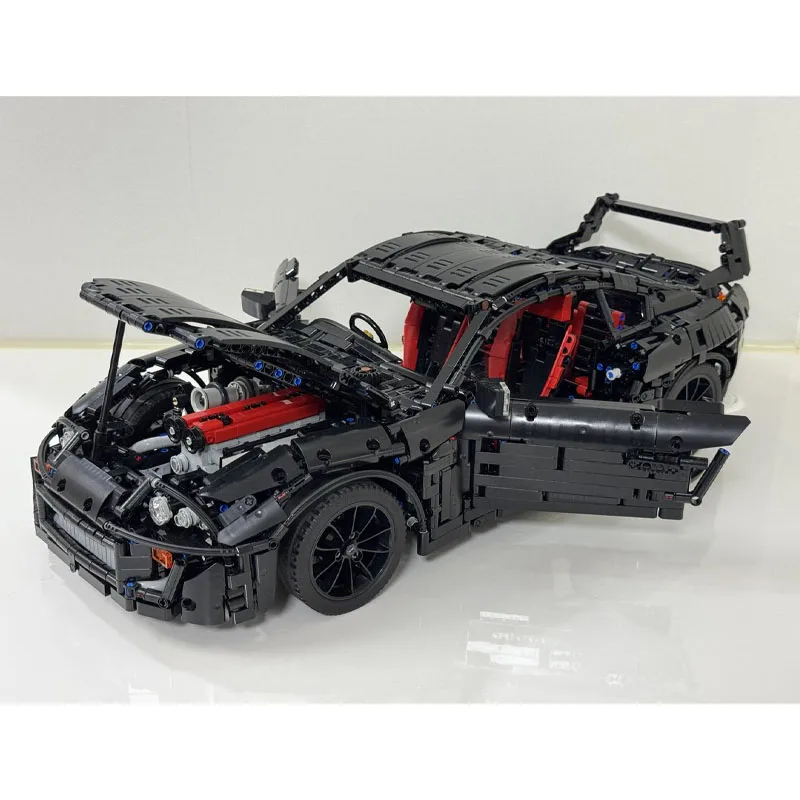 MOC-62982 Черный классический гоночный автомобиль MK4, модель строительного блока 3804, детали MOC, креативный подарок для мальчиков, детская игрушка на день рождения