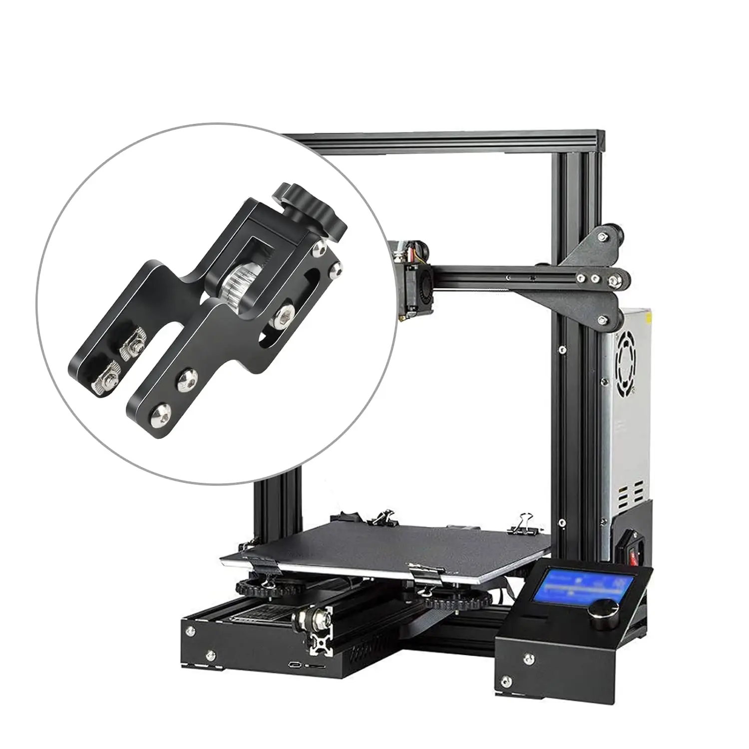 Обновление Ender 3, 2020, профиль оси X 2040, ось Y, синхронный ремень, растягивающийся выпрямитель для 3D-принтера Creality CR-10, часть (art.: 3920cb142bf3d) - 3920cb142bf3d