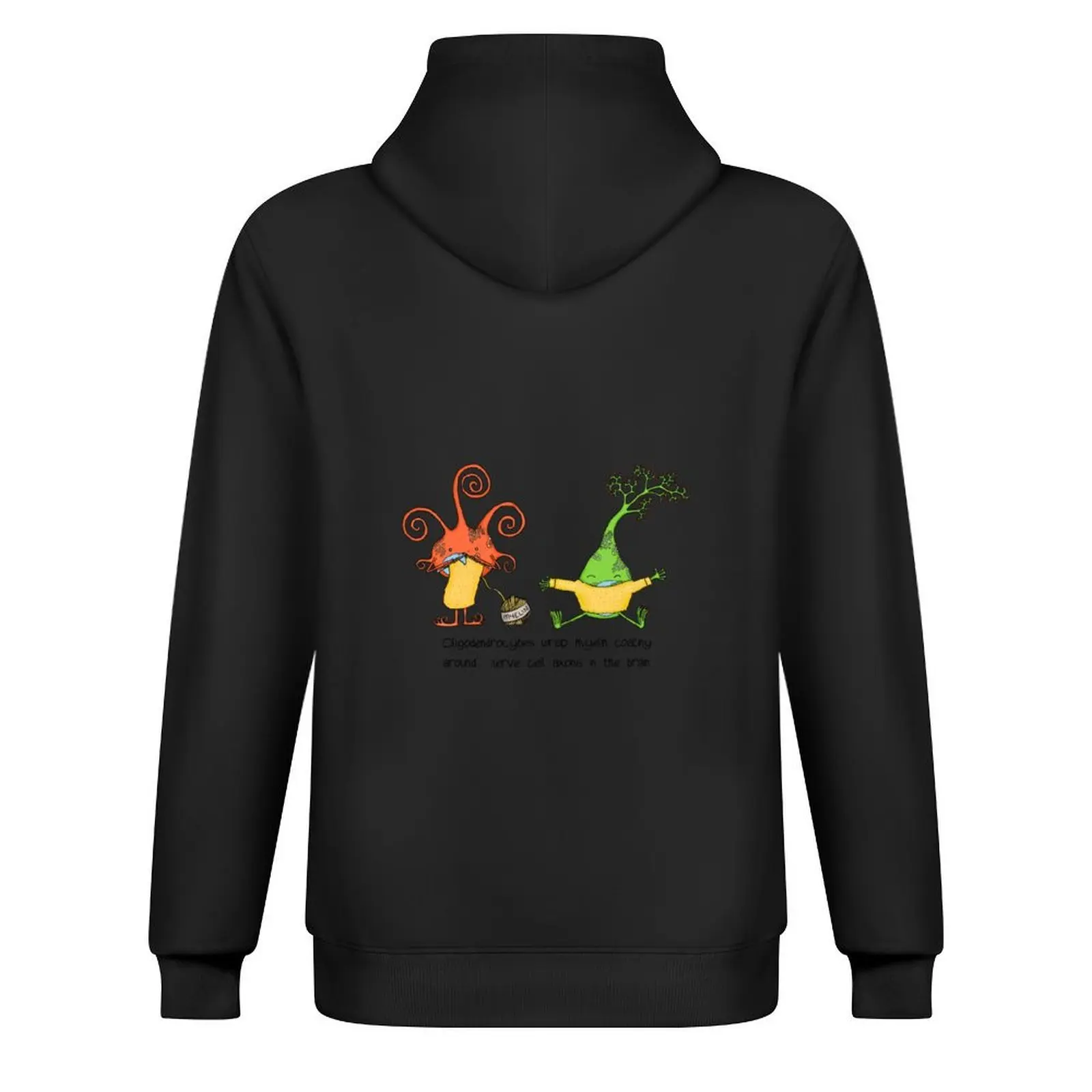 Фото Oligodendrocytes myelinate! Hoodie anime clothing fashion men mens clothing male clothes hoodie oversize №3