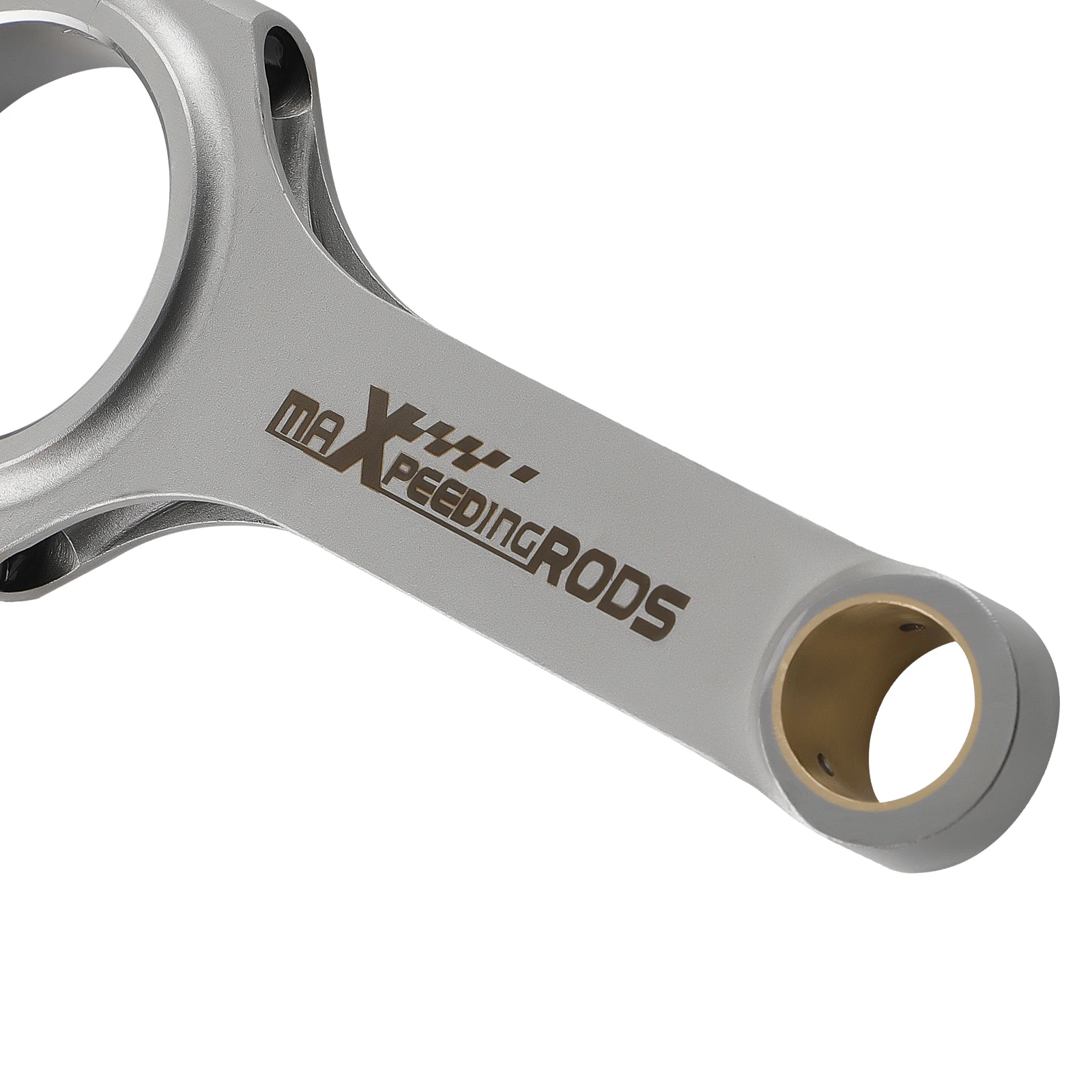 Фото MaXpeedingrods 6 шт. Титанизированные гоночные шатуны EN24 4340 H-Beam для BMW N54B30 E613.0 №5