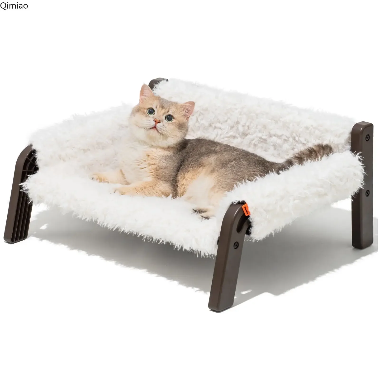 Кровать для кошек MEWOOFUN-Raised, приподнятый диван для кошек и маленьких собак, нескользящий диван для домашних животных для комфорта и поддержки, в помещении и на открытом воздухе