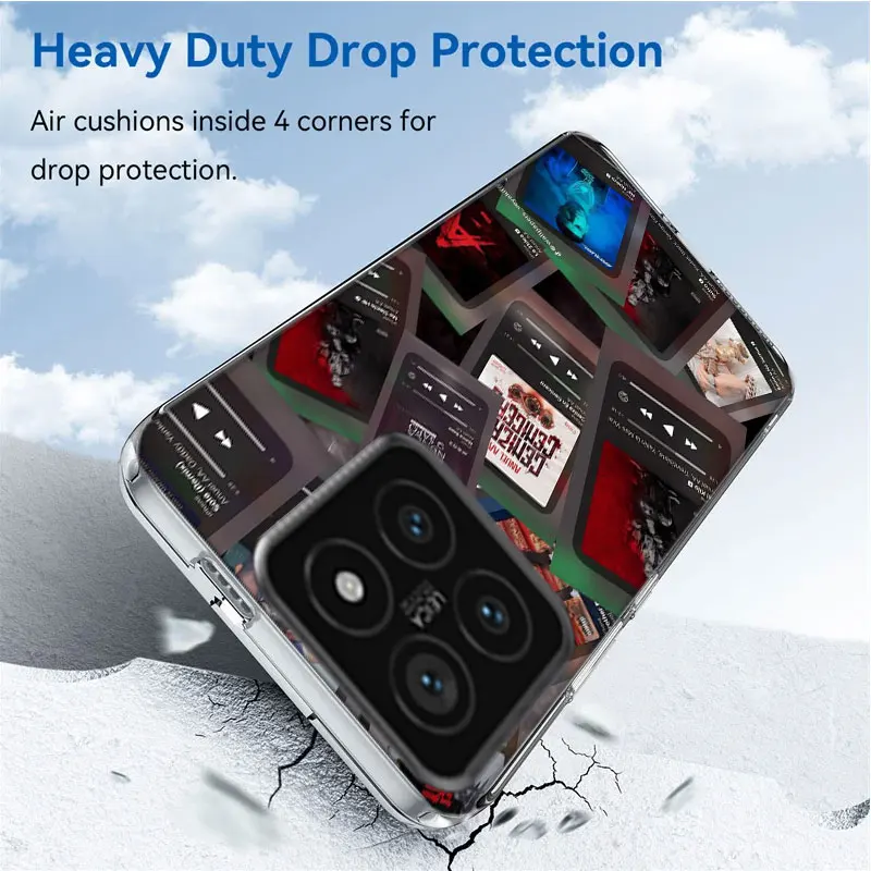 Фото Прозрачный чехол Anuel AA Real H-Hasta La M-Muerte для телефона Xiaomi Poco F6 F5 Pro F3 X5 X4 NFC F4 X3 GT M5 M5S M4 M3 Pro F2 F1 Cover №5
