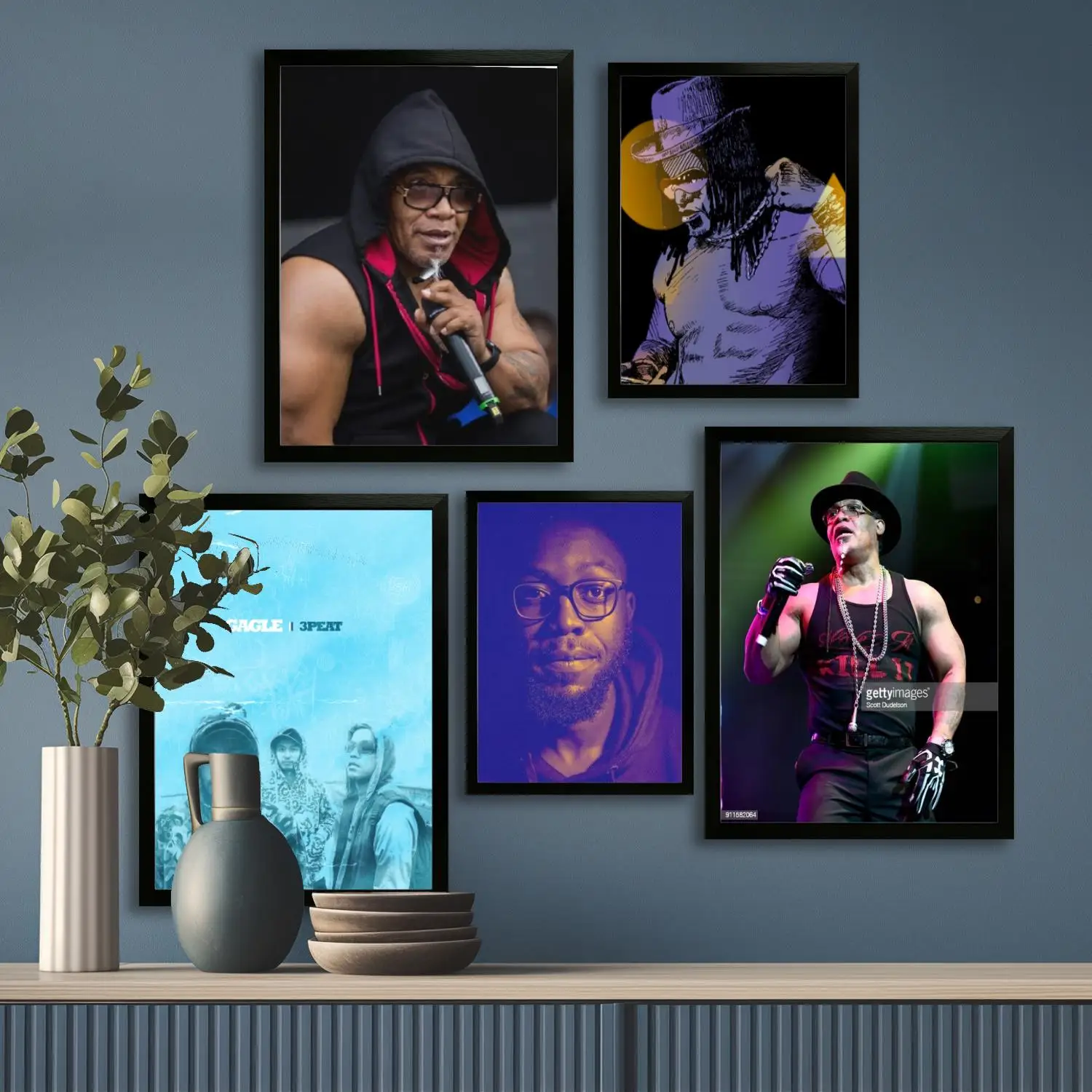 Melle Mel Холст Художественный постер и настенное искусство, печать с изображением, современный семейный декор для спальни, постеры, декоративная живопись