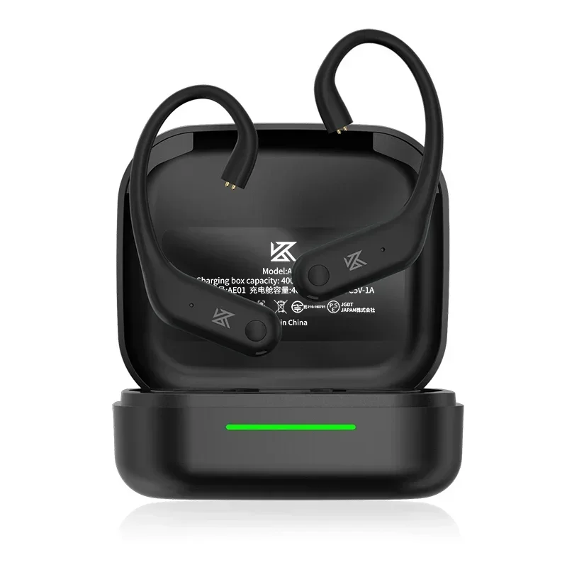 KZ AE01 Беспроводной ушной крючок Кабель для обновления Bluetooth-совместимый 5,4 HIFI Музыкальные наушники Провод C-PIN Разъем с зарядным чехлом