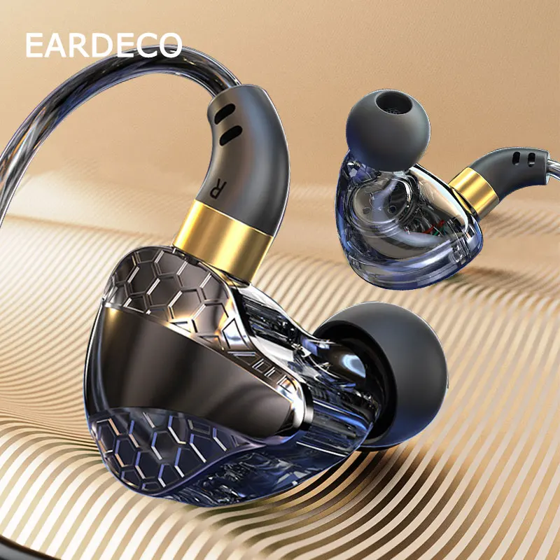 EARDECO 3,5 мм проводные наушники HIFI бас проводные наушники наушники телефон мобильная гарнитура с микрофоном наушники Handfree
