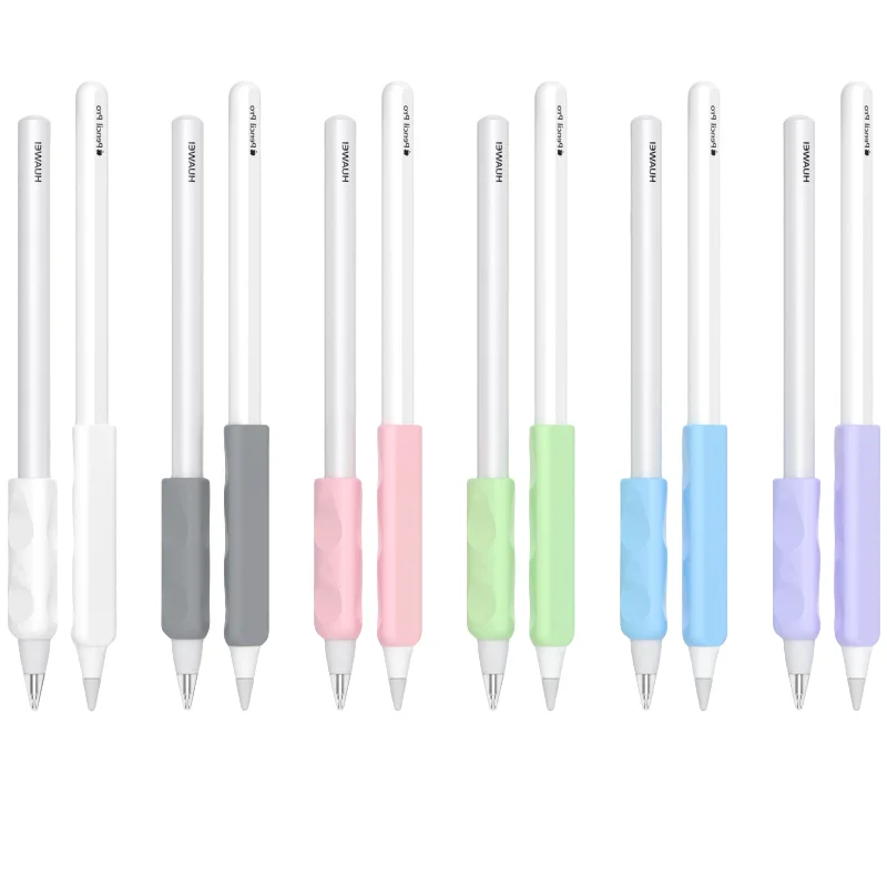 Ручка для планшета Apple Pencil 2-го поколения или Pencil Pro или Huawei M-Pencil 1/2/3 поколения силиконовая Противоударная Нескользящая