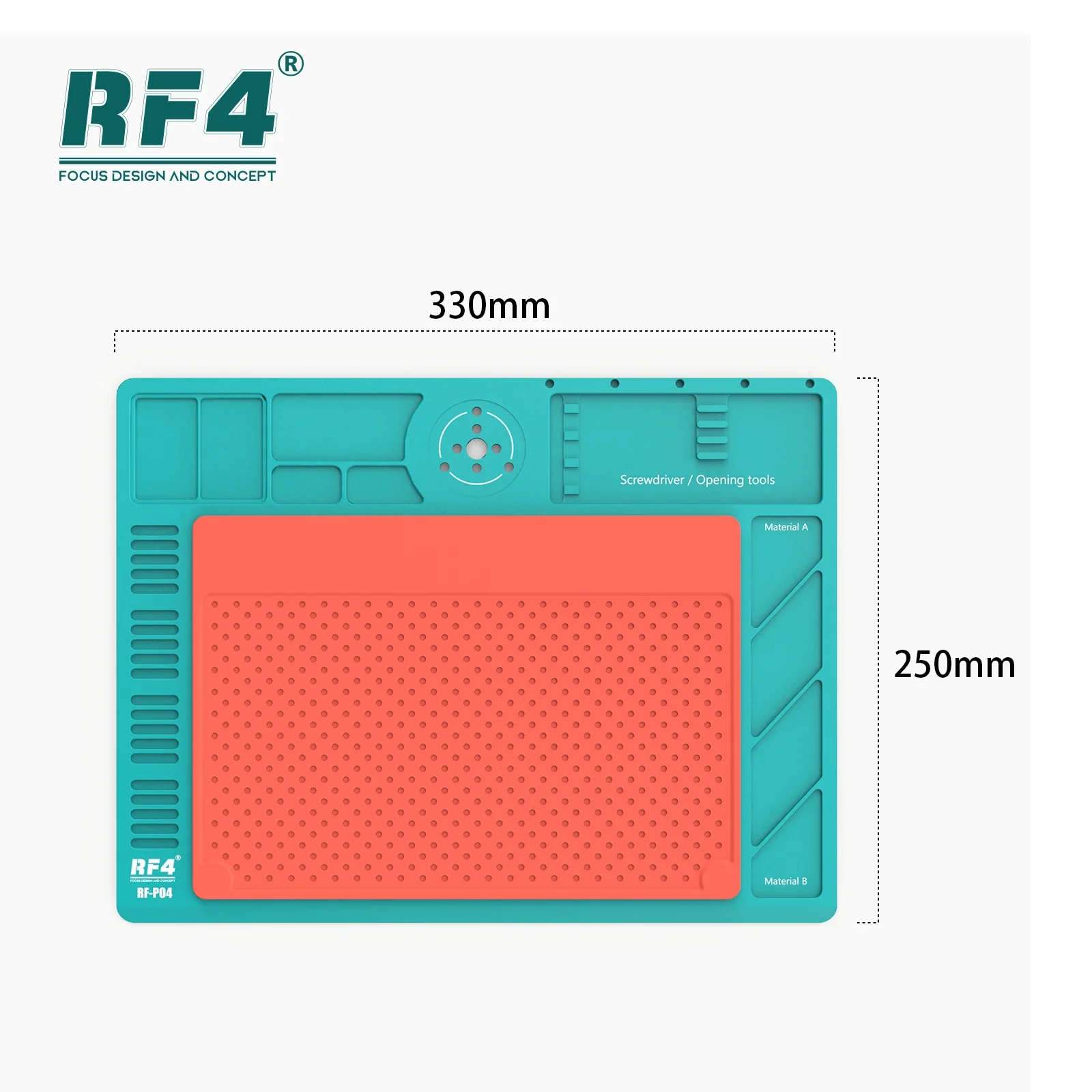 RF4-PO4 33*25 см многофункциональная алюминиевая рама для ремонта базы saldatura elettronica adatto micromio tr
