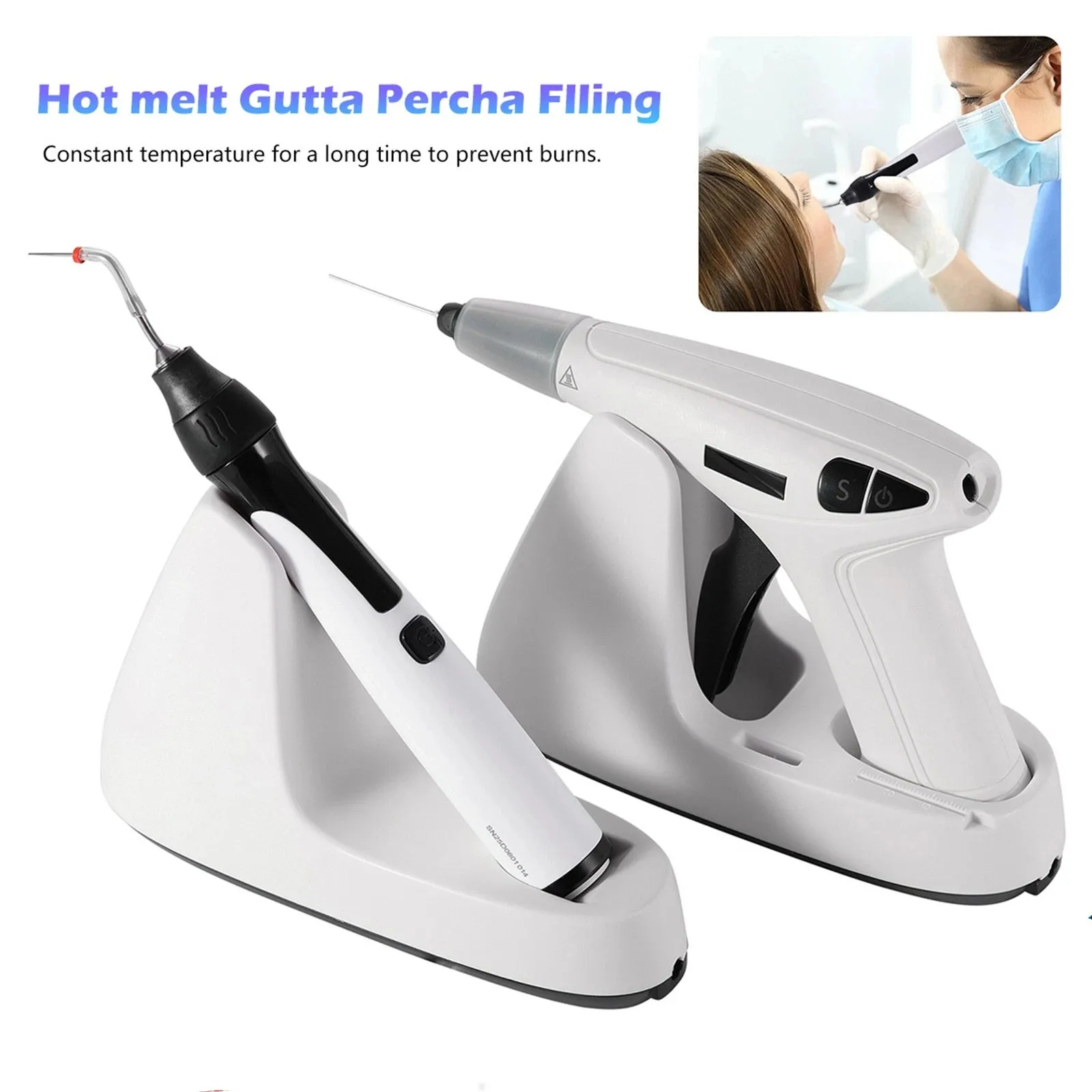 Для Woodpecker Dental Endo Gutta Percha Обтурационная система Корневой канал Беспроводная ручка-пистолет с подогревом