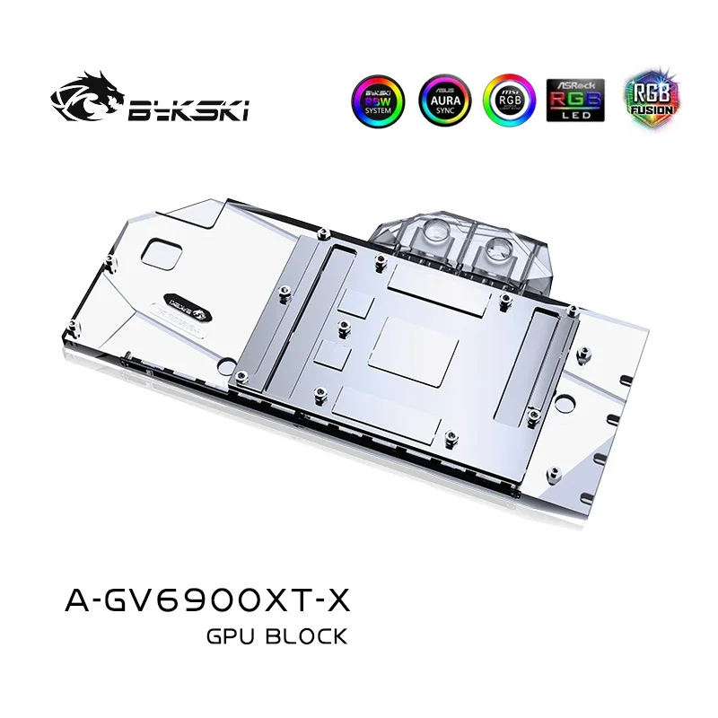 Фото Использование водяного блока Bykski для GIGABYTE Radeon RX6800XT/RX6900XT GAMING OC GPU карты/медный радиатор с полным покрытием A-GV6900XT-X №3