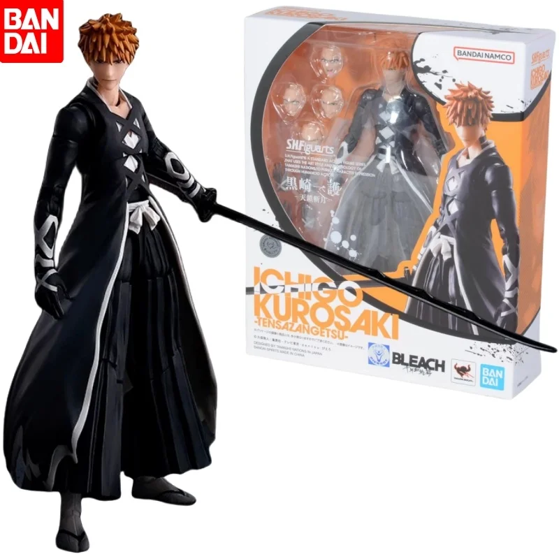 Женская фигурка Bandai S.h. Фигурка, Женская фигурка Zangetsu Shf, коллекционная игрушка, подарок на день рождения