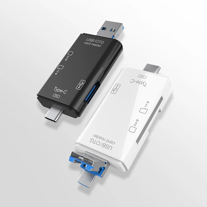 Устройство чтения карт памяти 6 в 1. Устройство чтения карт Micro SD TF. USB-флеш-накопитель. Устройство чтения карт памяти USB 2.0 TF CF. Адаптер Micro USB Type C.