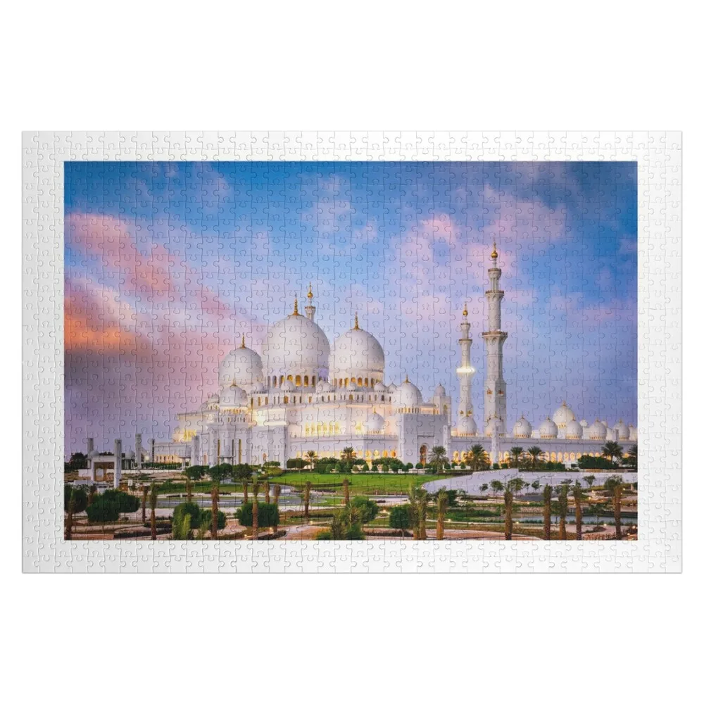 Abu Dhabi Sheikh Zayed Мечеть Пазл Деревянные коробки Детские игрушки на заказ Пазл