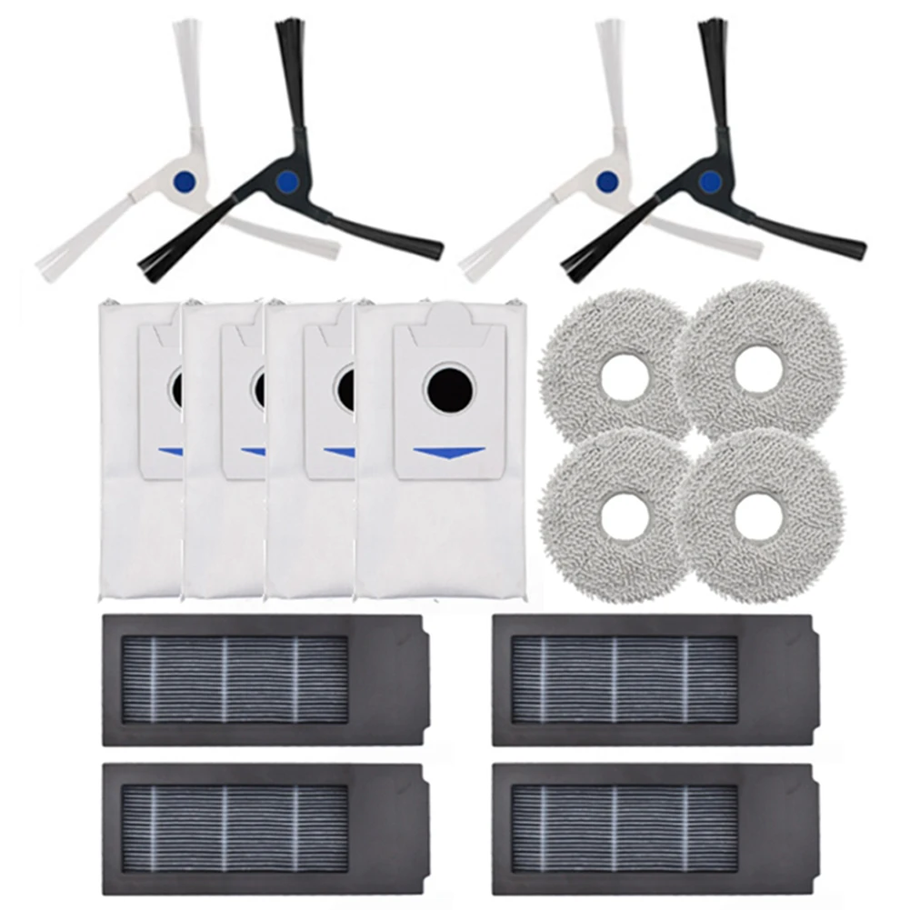 Набор аксессуаров для пылесоса Ecovacs для DEEBOT X2 X2 Pro DEX86, боковые щетки, фильтры, тряпки для очистки, аксессуары