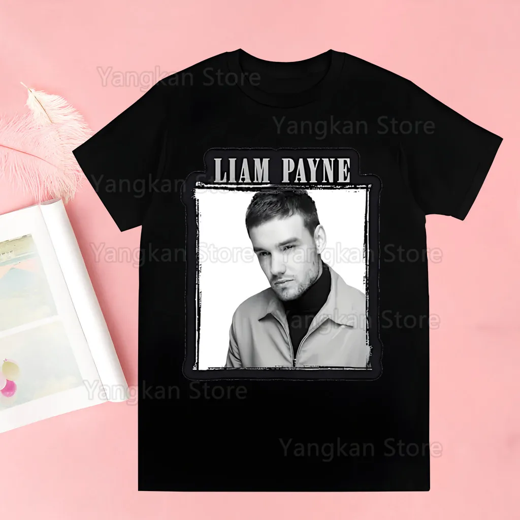 Liam Payne, летняя модная рубашка, футболка с графическим рисунком, женские топы, футболки с круглым вырезом, забавная футболка для девочек