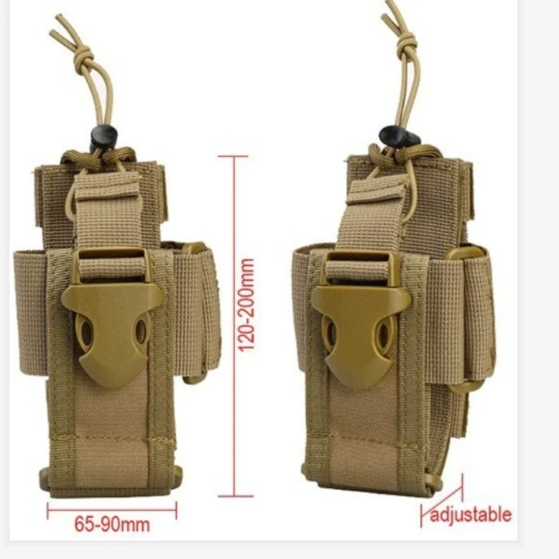Фото Нейлоновый чехол Molle, держатель для радио рации, сумка на пояс, аксессуары для охоты, сумка для журналов, уличное оборудование для страйкбола №4