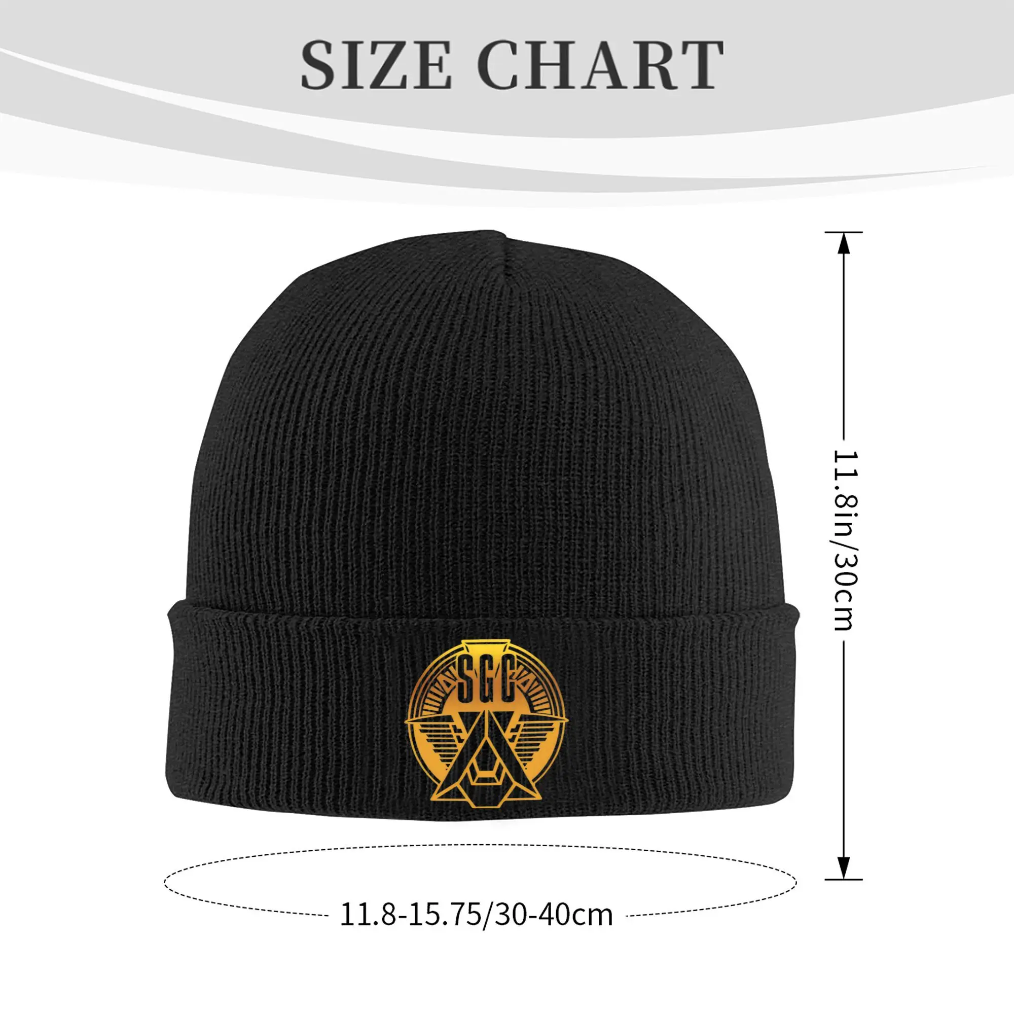 Фото Шапки Stargate SGC, осенне-зимние шапочки Skullies, модные шапки для мужчин и женщин, акриловые вязаные шапки №2