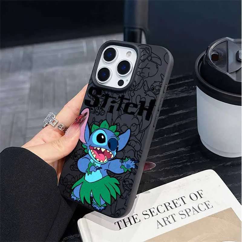 Фото Милый чехол Disney Stitch Dance для Google Pixel 9A 9 8 7A 7 Pro XL с матовыми большими отверстиями, мягкий матовый креативный чехол из ТПУ №2